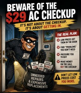 ac checkup scam 