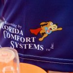 florida comfort systems logo on shirt